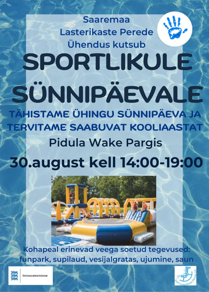 Sportlik sünnipäev Pidula Wake Pargis 30.08.2024